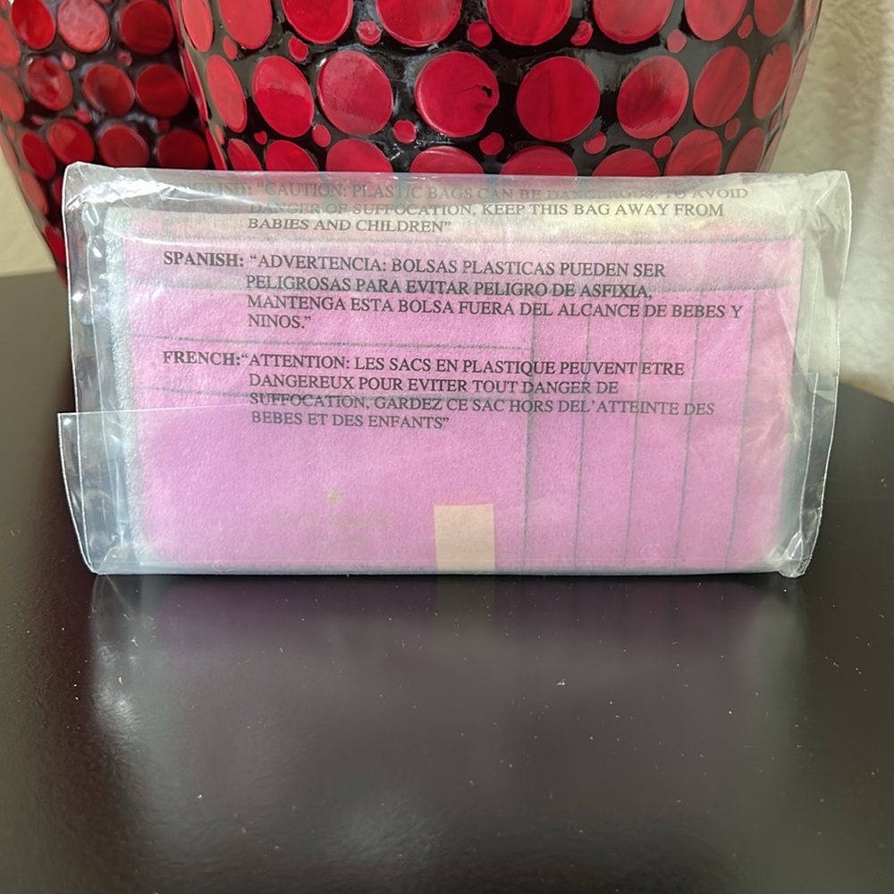 NWT Kate Spade Bubble Gum Sticky Situation Slim Card Holder Leather Novelty - Picture 7 of 10